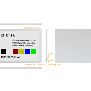 E-paper Information Display EID133E6 (Wi-Fi Model)