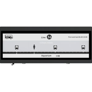 Outdoor Ultra Wide E-paper Signage OD28UW